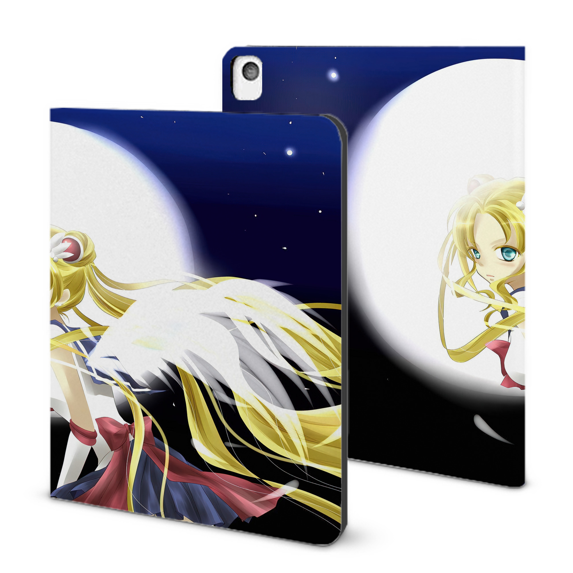 （画像用） 美少女戦士セーラームーン Sailor Moon IPadケース ペンホルダー付き ブックスタイルデザイン
